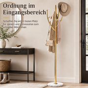 Yorbay Standgarderobe in Baumform aus Edelstahl, 178 cm, bis 50 kg - YS039-T128 - 8 - Yorbay.de