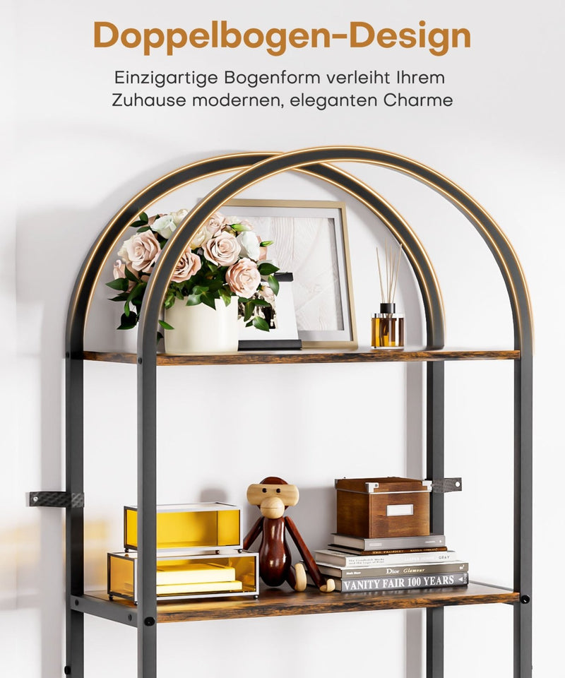 Yorbay Standregal mit 5 Ebenen und Tür - YS022-T101 - 6 - Yorbay.de