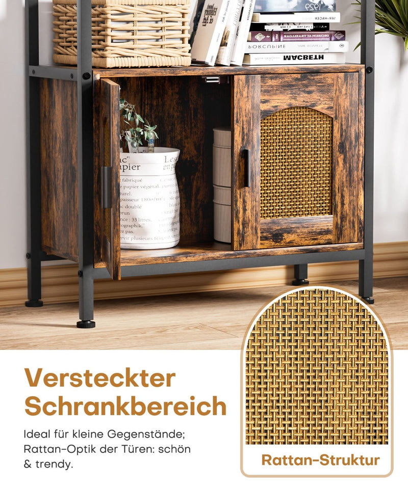 Yorbay Standregal mit 5 Ebenen und Tür - YS022-T101 - 3 - Yorbay.de
