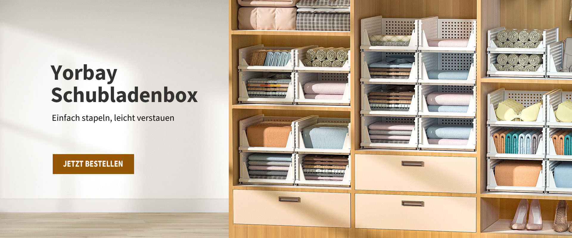Yorbay Schubladenbox Banner Desktop Version
