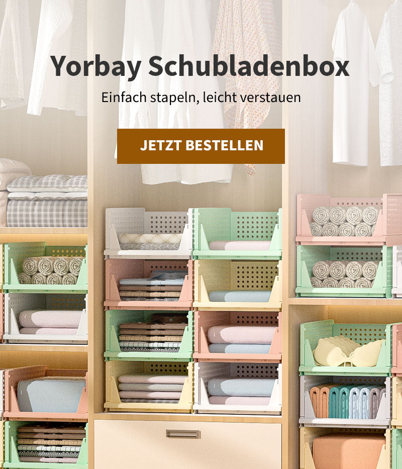 Yorbay Schubladenbox Banner Mobile Version