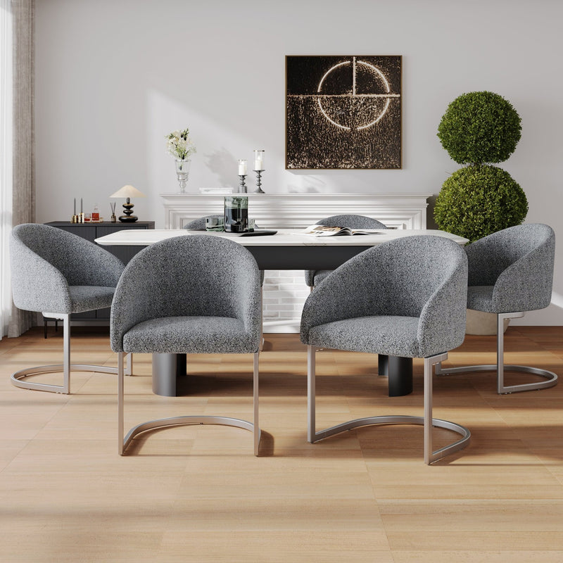 Esszimmerstuhl mit Armlehnen, 2er Set / 4er Set / 6er Set - YB - N620P212570E - 4 - 8 - Yorbay.de