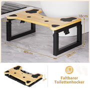 Yorbay Toilettenhocker für Kinder und Erwachsene, höhenverstellbar, klappbar - YB063-T058 - 9 - Yorbay.de
