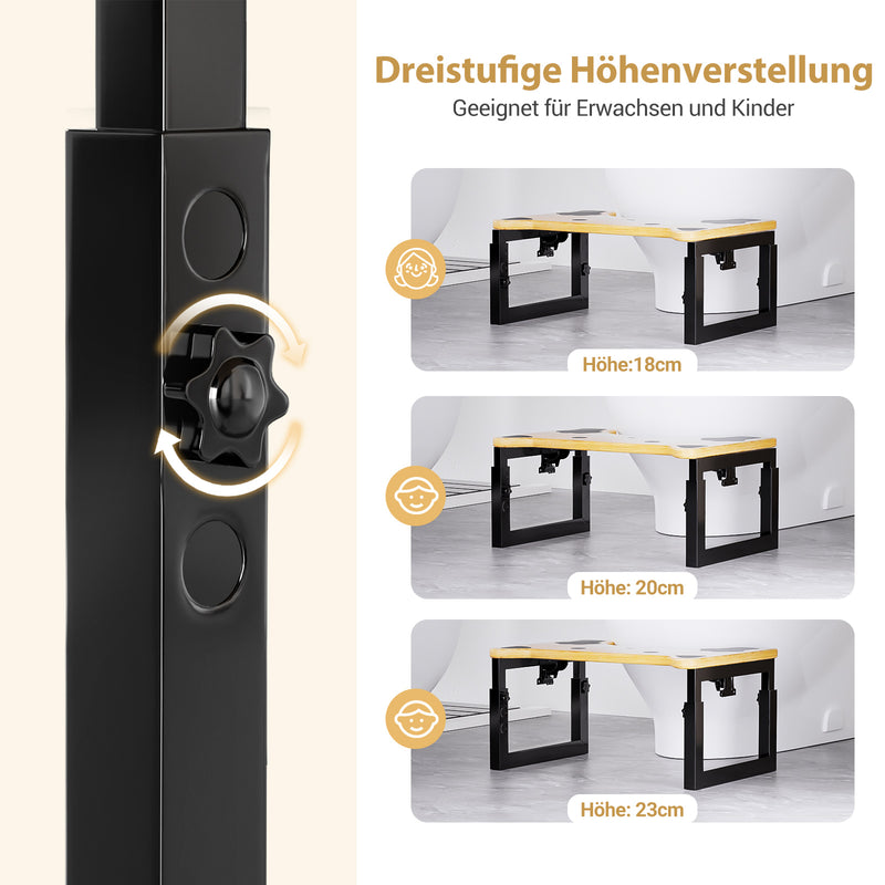 Yorbay Toilettenhocker für Kinder und Erwachsene, höhenverstellbar, klappbar - YW014-D082 - 15 - Yorbay.de