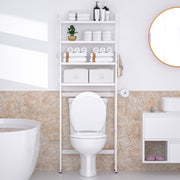 Yorbay Toilettenregal aus Bambus mit 2 Körben und 5 Haken - YB006-Z009 - 18 - Yorbay.de