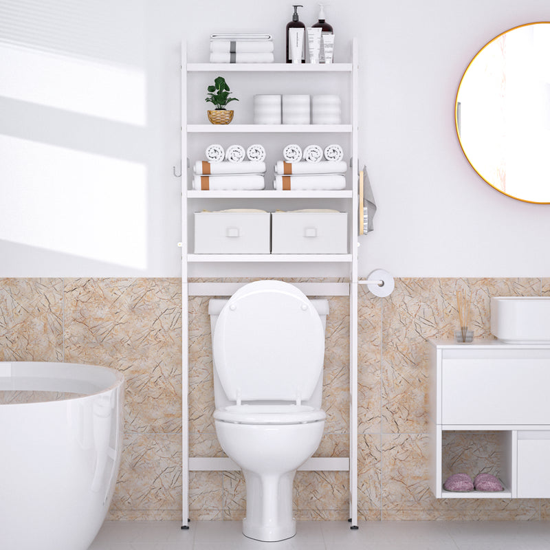 Yorbay Toilettenregal aus Bambus mit 2 Körben und 5 Haken - YB006-Z009 - 18 - Yorbay.de