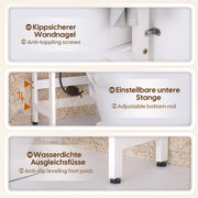 Yorbay Toilettenregal aus Bambus mit 2 Körben und 5 Haken - YB006-Z009 - 16 - Yorbay.de