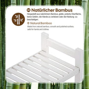 Yorbay Toilettenregal aus Bambus mit 2 Körben und 5 Haken - YB006-Z009 - 17 - Yorbay.de