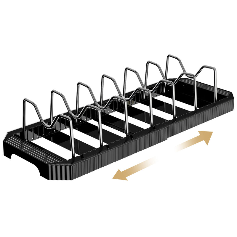 Yorbay ausziehbarer Topfdeckelhalter für bis zu 6 Töpfe oder Deckel - YB122-E022 - 10 - Yorbay.de