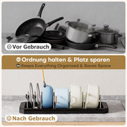 Yorbay ausziehbarer Topfdeckelhalter für bis zu 6 Töpfe oder Deckel - YB122-E022 - 16 - Yorbay.de