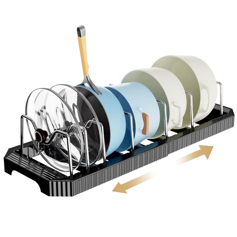 Yorbay ausziehbarer Topfdeckelhalter für bis zu 6 Töpfe oder Deckel - YB122-E023 - 20 - Yorbay.de