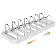 Yorbay ausziehbarer Topfdeckelhalter für bis zu 6 Töpfe oder Deckel - YB122-E022 - 1 - Yorbay.de