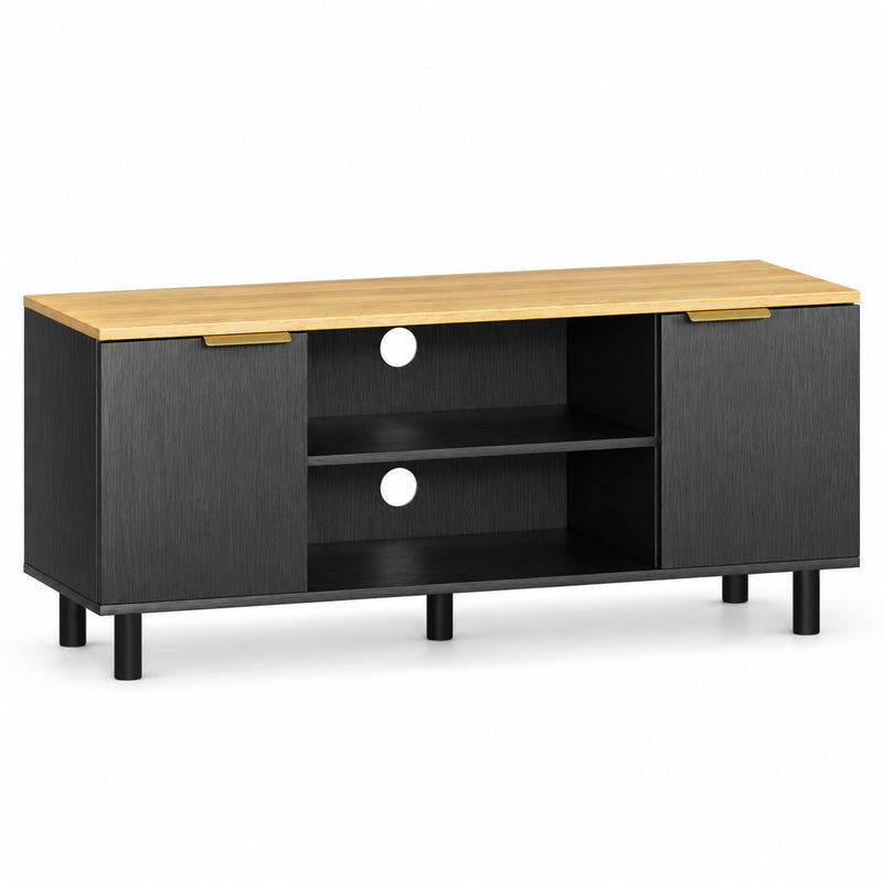 Yorbay TV Lowboard 120 cm mit offenen Fächern und Türen - YW031-D104 - 1 - Yorbay.de