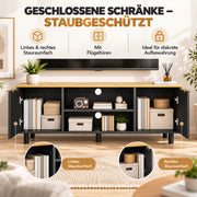 Yorbay TV Lowboard 120 cm mit offenen Fächern und Türen - YW031-D104 - 5 - Yorbay.de
