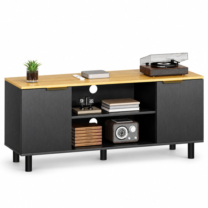 Yorbay TV Lowboard 120 cm mit offenen Fächern und Türen - YW031-D104 - 10 - Yorbay.de