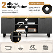 Yorbay TV Lowboard 120 cm mit offenen Fächern und Türen - YW031-D104 - 4 - Yorbay.de