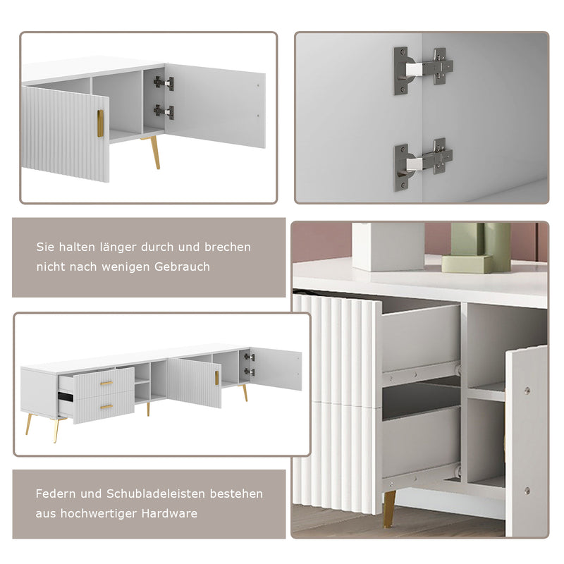 TV - Schrank für 75 - Zoll - Fernseher, 180 x 35 x 41 cm - YB - 300875876WAA - 5 - Yorbay.de