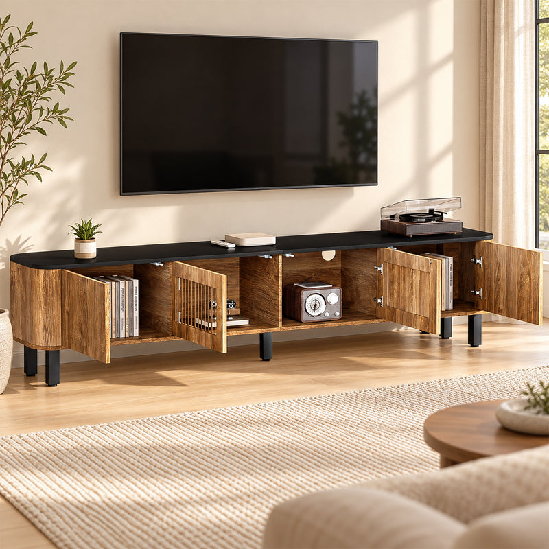 Yorbay TV Lowboard 190 cm mit 4 Türen, Stauraum - YW026-D096 - 8 - Yorbay.de