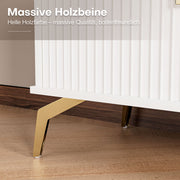 Yorbay TV - Bank mit Türen & offenen Fächern, weiß, 147 cm - YB096-D060 - 8 - Yorbay.de