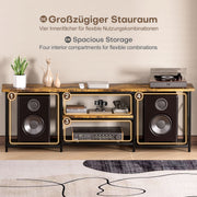 Yorbay TV - Lowboard für Fernseher im Industrie - Design, 160 cm - YB113 - T082 - 5 - Yorbay.de