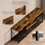 Yorbay TV - Lowboard für Fernseher im Industrie - Design, 160 cm - YB113 - T082 - 6 - Yorbay.de
