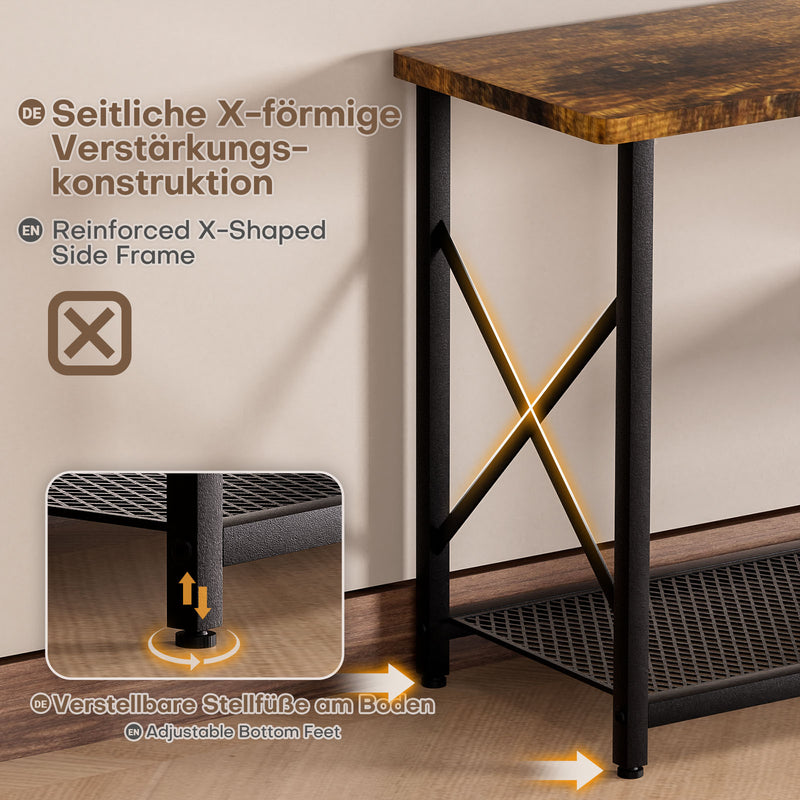 Yorbay TV - Lowboard für Fernseher im Industrie - Design, 160 cm - YB113 - T082 - 7 - Yorbay.de