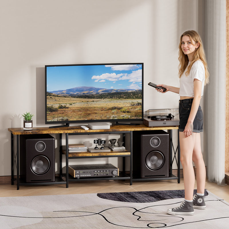 Yorbay TV - Lowboard für Fernseher im Industrie - Design, 160 cm - YB113 - T082 - 8 - Yorbay.de