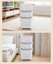 Yorbay Wäschekorb auf Rollen mit Griffen - YB075-W023 - 18 - Yorbay.de