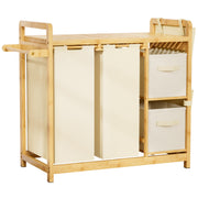 Yorbay Wäschekorb Regal 140L mit 4 Fächern - YB136-Z122 - 1 - Yorbay.de