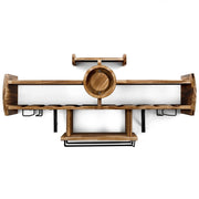 Yorbay Holz - Weinregal in Flugzeug - Design für die Wandmontage - D04 - 4 - Yorbay.de