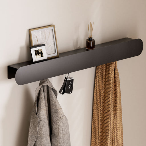 Yorbay Metall Wandgarderobe mit Ablage und 6 Haken - YM001-N001 - 2 - Yorbay.de