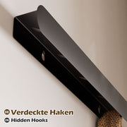 Yorbay Metall Wandgarderobe mit Ablage und 6 Haken - YM001-N001 - 4 - Yorbay.de