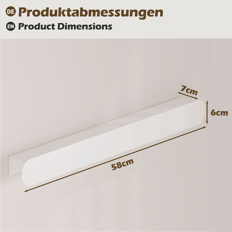 Yorbay Metall Wandgarderobe mit Ablage und 6 Haken - YM001-N002 - 10 - Yorbay.de