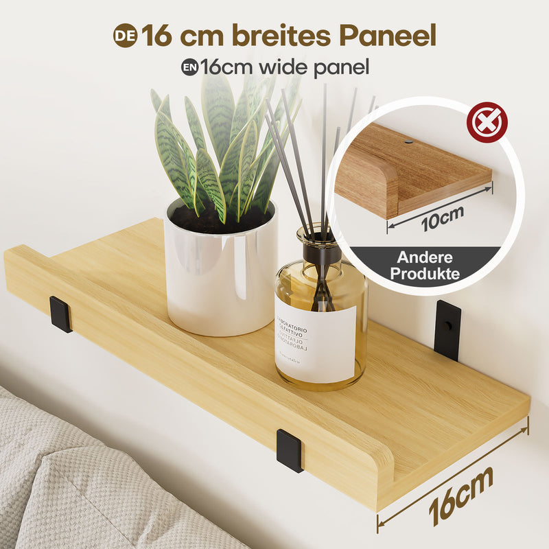 Yorbay Wandregal 2er Set, Breite 40 cm - YB116-T083 - 4 - Yorbay.de