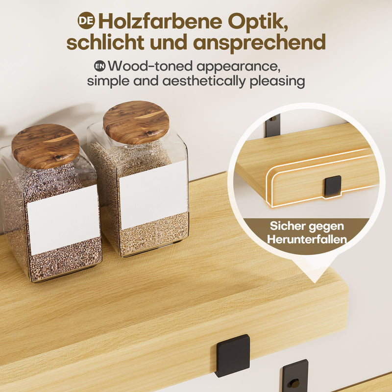 Yorbay Wandregal 2er Set, Breite 40 cm - YB116-T083 - 5 - Yorbay.de