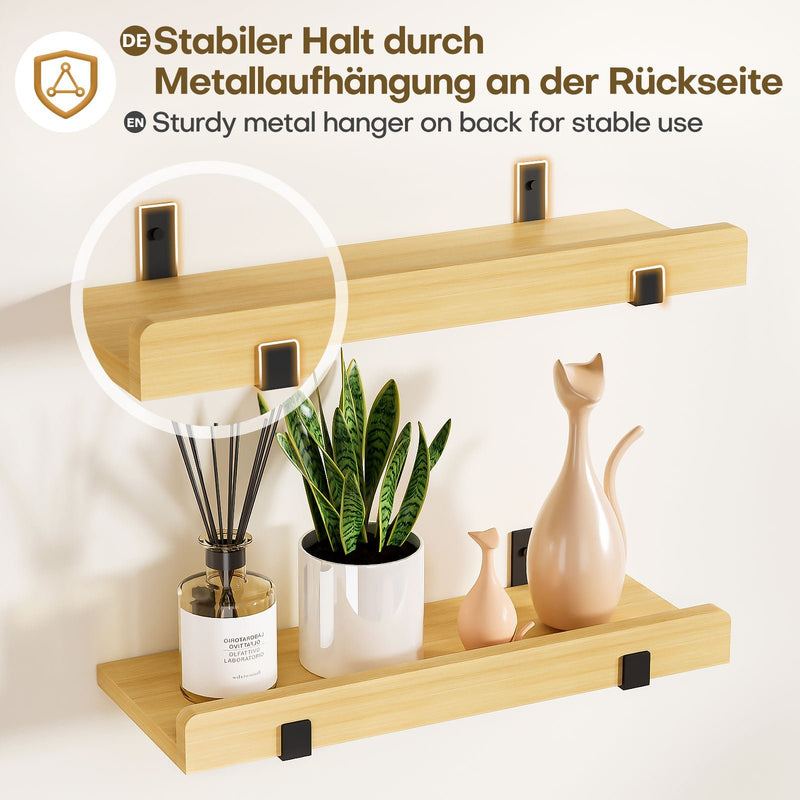 Yorbay Wandregal 2er Set, Breite 40 cm - YB116-T083 - 6 - Yorbay.de