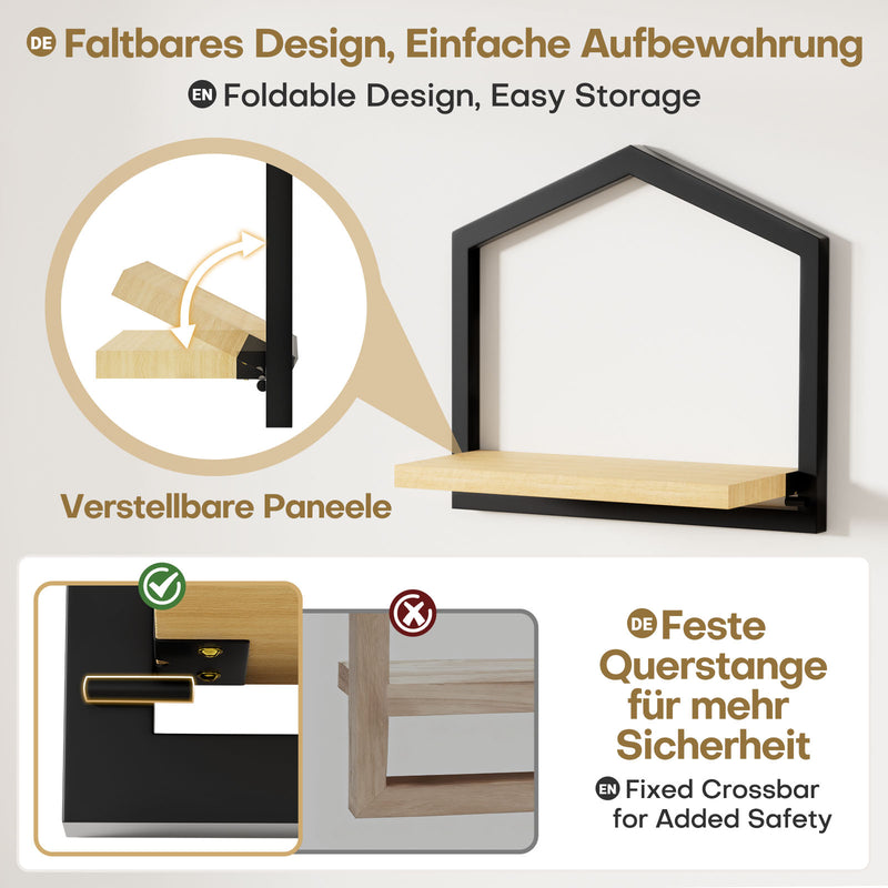 Yorbay 3 - teilige Wandregal - Set - YB118-T085 - 6 - Yorbay.de