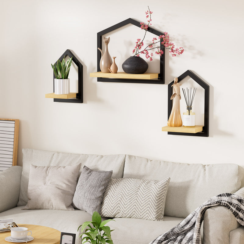 Yorbay 3 - teilige Wandregal - Set - YB118-T085 - 7 - Yorbay.de