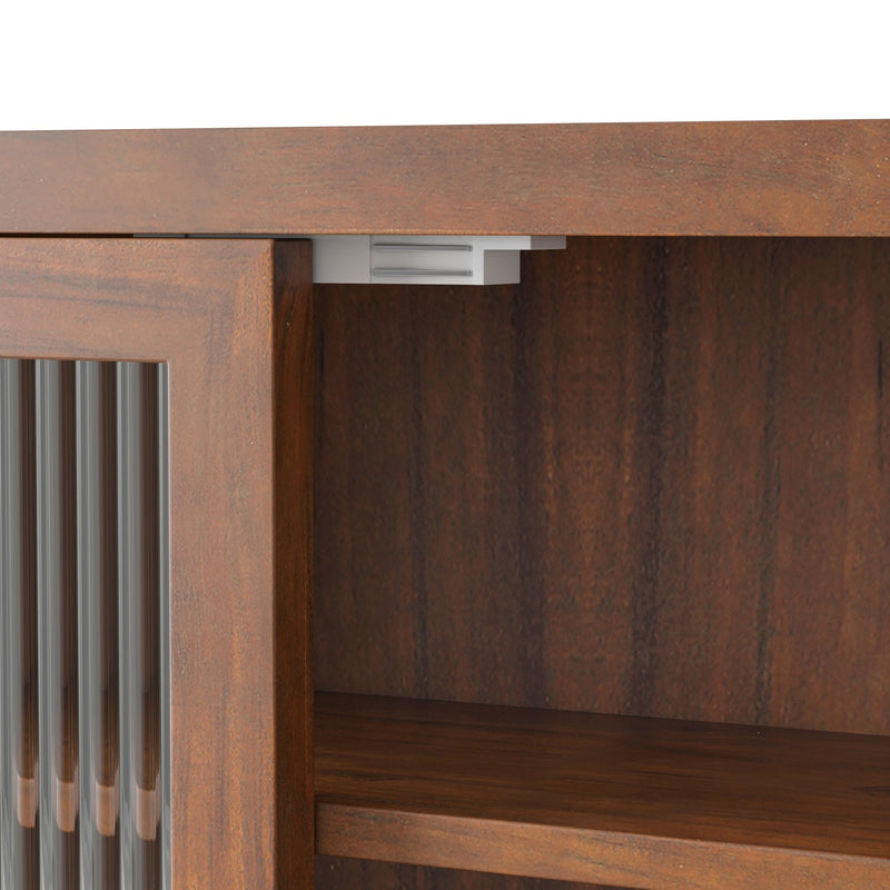 Vintage Wandschrank mit Glastüren und Handtuchhalter, 63 x 60 x 18 cm - YB - W2552P291567 - 7 - Yorbay.de