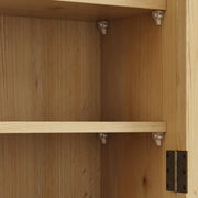 Vintage Wandschrank mit Glastüren und Handtuchhalter, 63 x 60 x 18 cm - YB - W2552P291567 - 12 - Yorbay.de