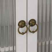 Vintage Wandschrank mit Glastüren und Handtuchhalter, 63 x 60 x 18 cm - YB - W2552P291568 - 20 - Yorbay.de