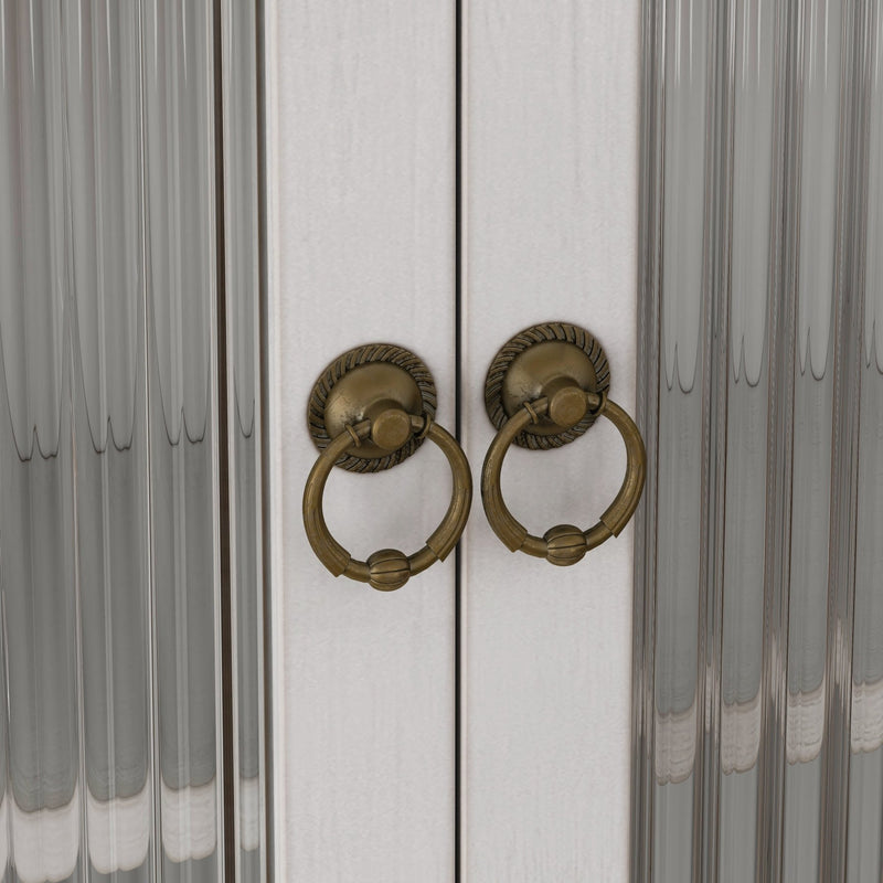 Vintage Wandschrank mit Glastüren und Handtuchhalter, 63 x 60 x 18 cm - YB - W2552P291568 - 20 - Yorbay.de