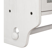 Vintage Wandschrank mit Glastüren und Handtuchhalter, 63 x 60 x 18 cm - YB - W2552P291568 - 21 - Yorbay.de