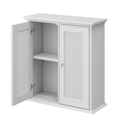 Wandmontierter Badezimmerschrank mit Korbtüren - YB - W3180P271282 - 1 - Yorbay.de