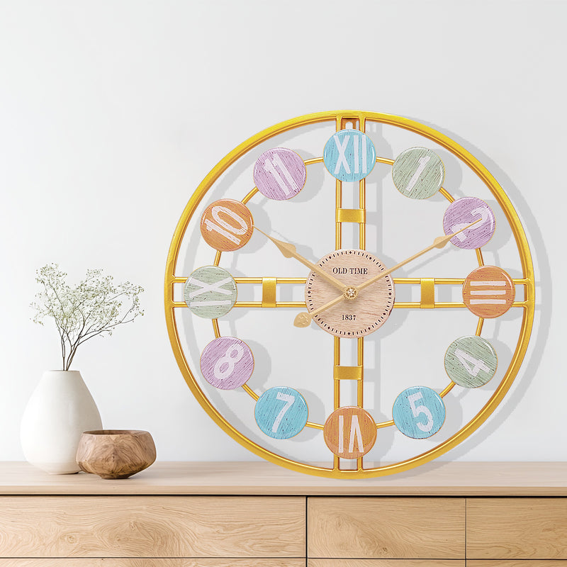 Yorbay Wanduhr aus Metall, 40x40cm / 60x60cm - YB044 - W012 - 10 - Yorbay.de