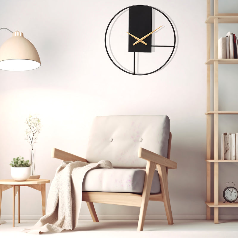 Yorbay Wanduhr aus Metall, 40x40cm / 50x50cm - YB003 - W010 - 9 - Yorbay.de