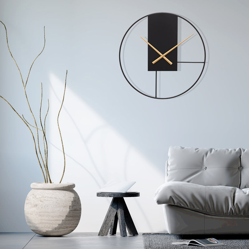 Yorbay Wanduhr aus Metall, 40x40cm / 50x50cm - YB003 - W011 - 11 - Yorbay.de