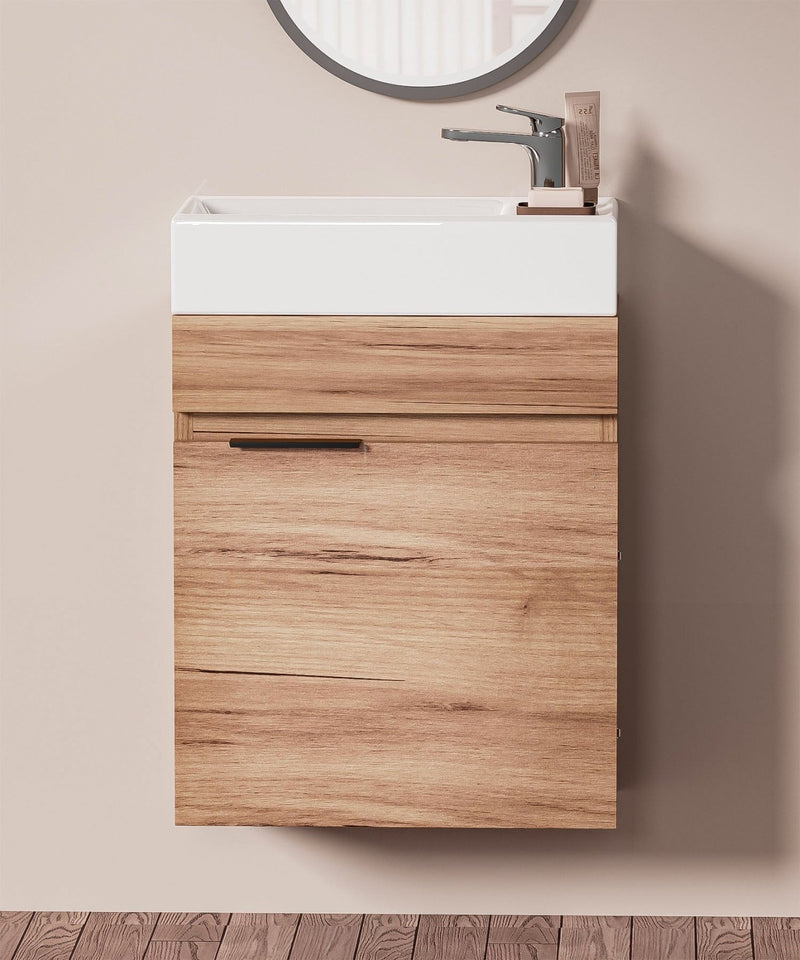 Yorbay Waschbecken mit Unterschrank, wandhängend - YB100-D057 - 7 - Yorbay.de