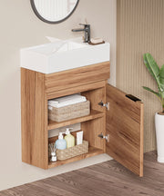 Yorbay Waschbecken mit Unterschrank, wandhängend - YB100-D057 - 8 - Yorbay.de