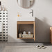 Hängender Waschtischunterschrank 46 cm mit Keramik - Waschbecken - YB - N656P240831A - 12 - Yorbay.de